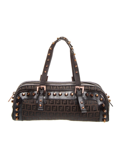 Fendi Zucca FF Top Handle Bag Vintage