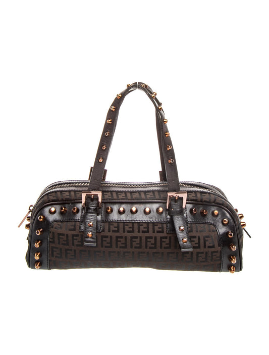 Fendi Zucca FF Top Handle Bag Vintage