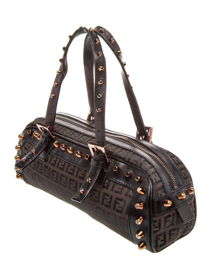 Fendi Zucca FF Top Handle Bag Vintage