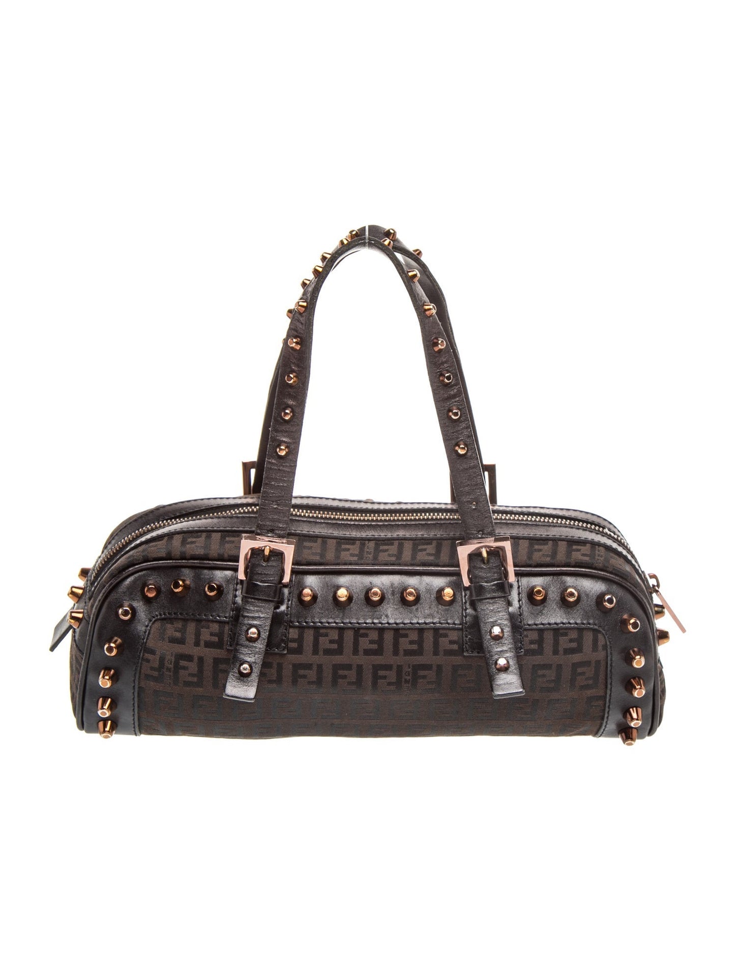 Fendi Zucca FF Top Handle Bag Vintage