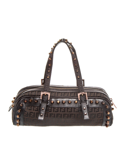 Fendi Zucca FF Top Handle Bag Vintage