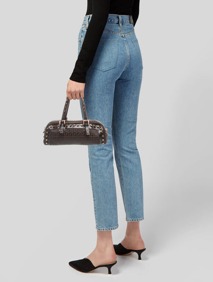 Fendi Zucca FF Top Handle Bag Vintage