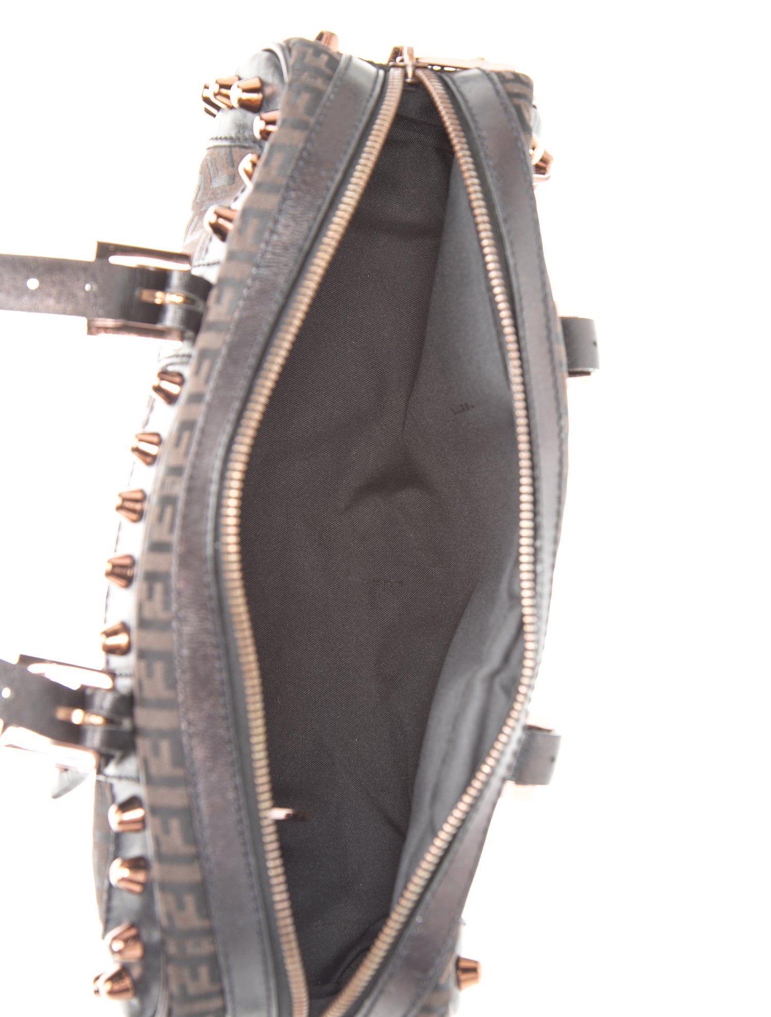 Fendi Zucca FF Top Handle Bag Vintage