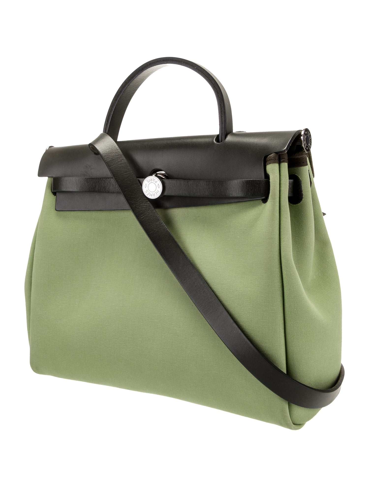 Hermès Toile and Vache Hunter Zip Herbag 31
