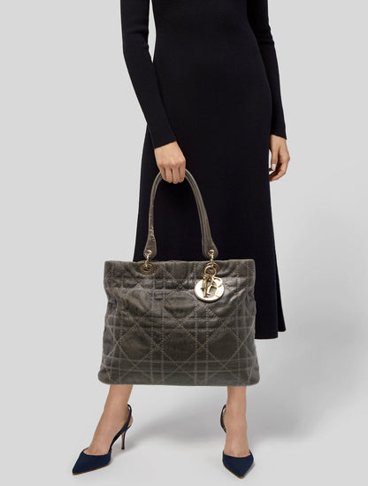 Christian Dior Cannage Tote Vintage