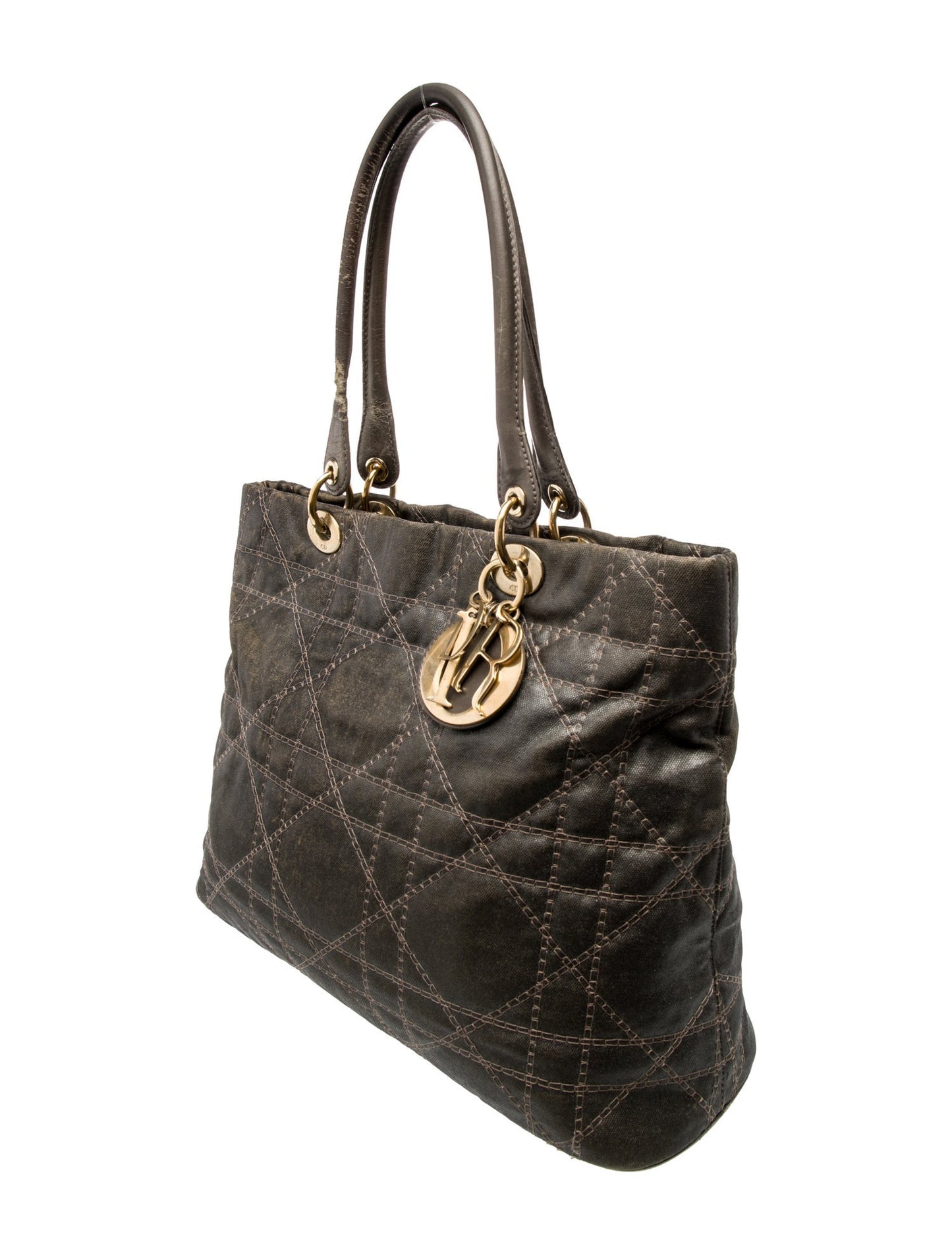 Christian Dior Cannage Tote Vintage