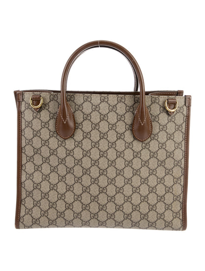Gucci GG Supreme Small Interlocking G Tote
