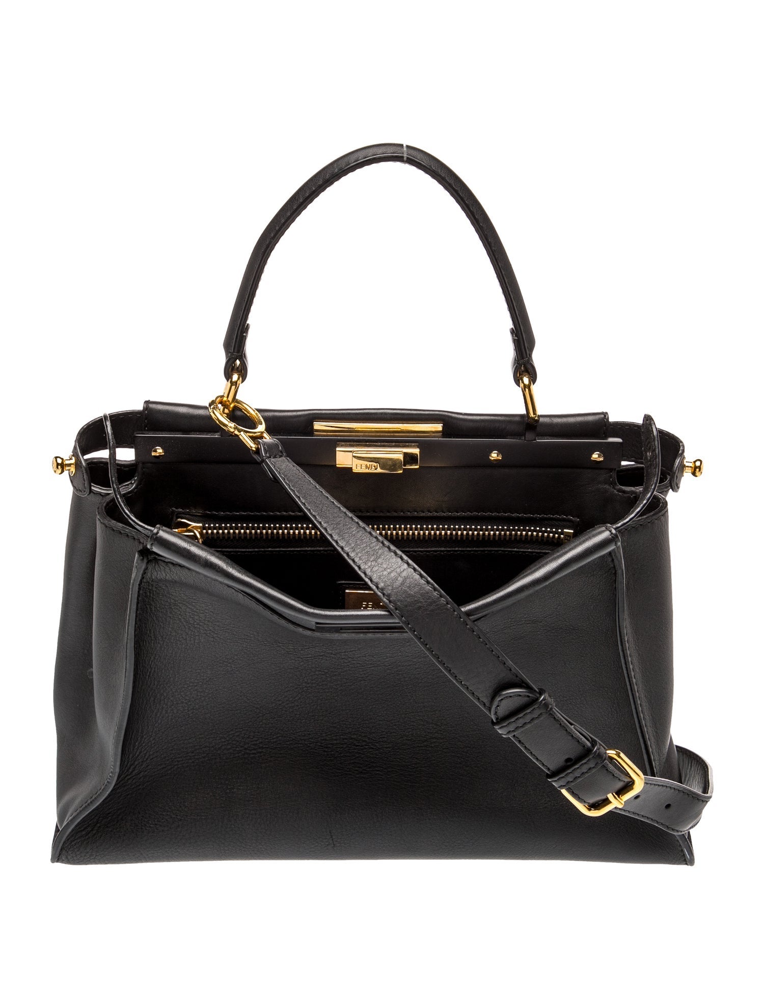 Fendi Leather Peekaboo