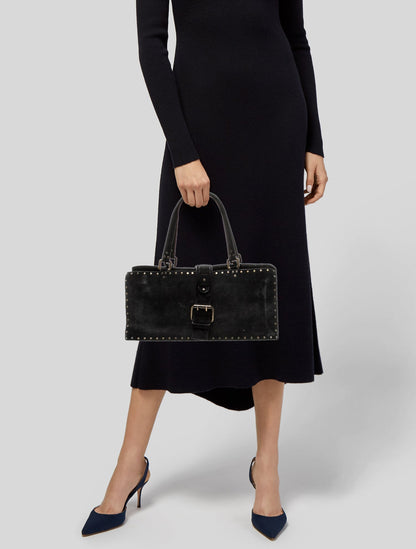 Celine Suede Shoulder Bag Vintage
