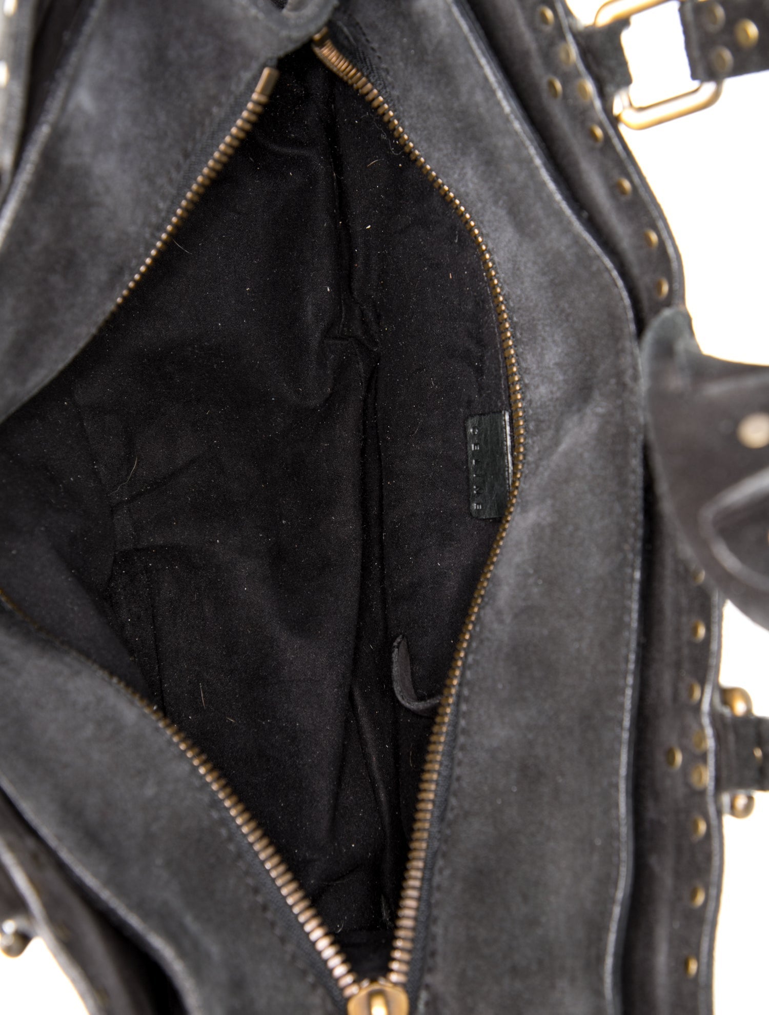 Celine Suede Shoulder Bag Vintage