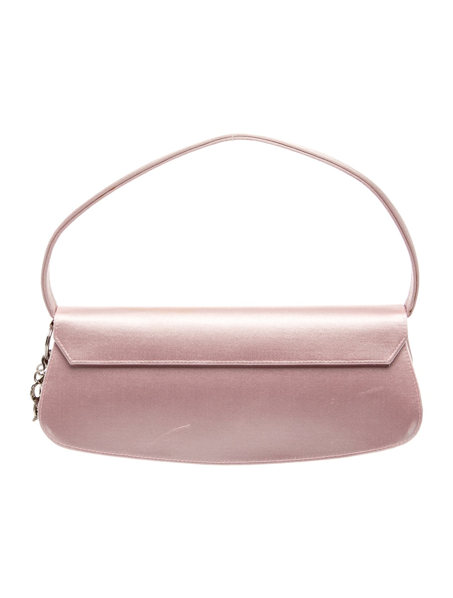 Christian Dior Satin Vintage Satin Charm Baguette