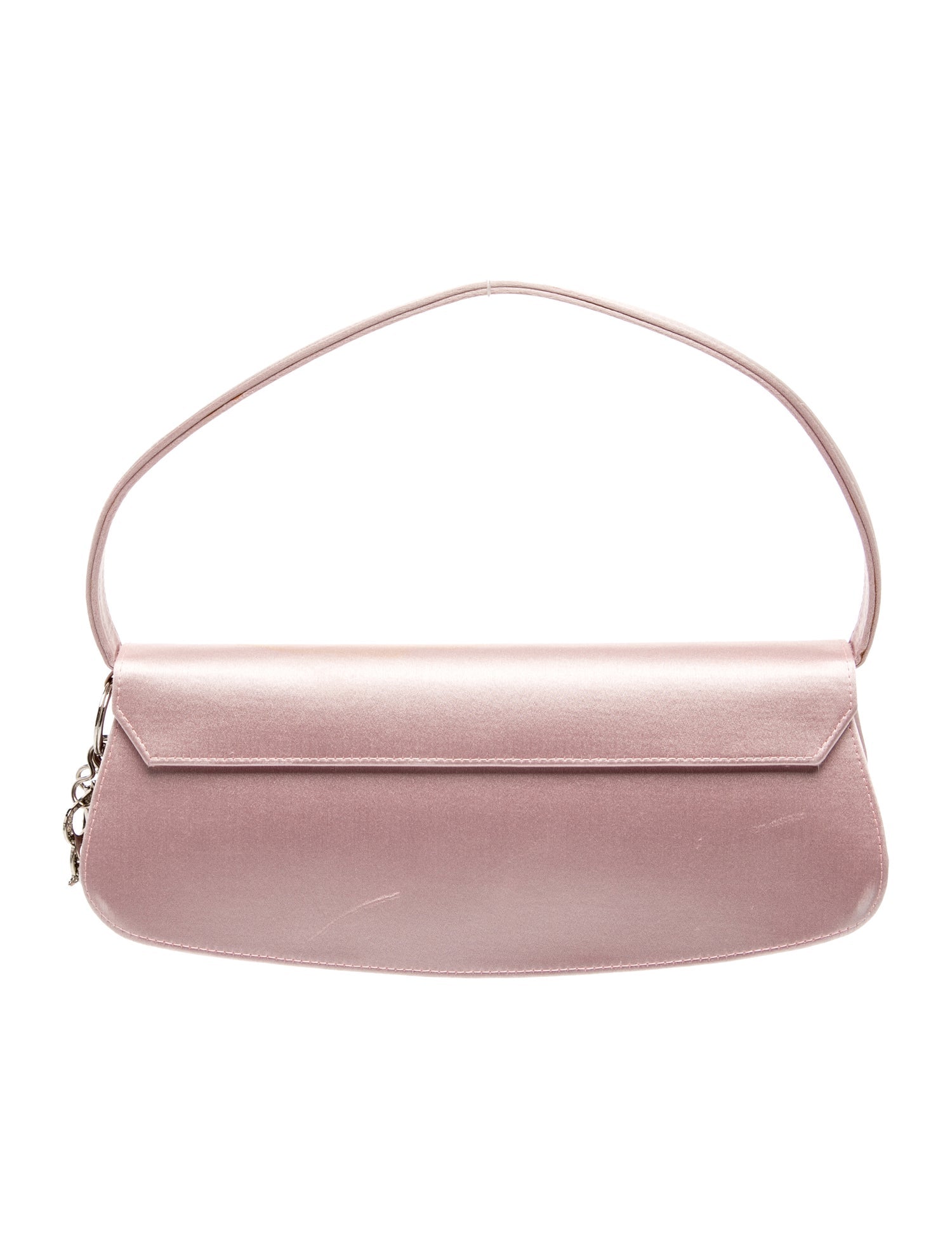 Christian Dior Satin Vintage Satin Charm Baguette