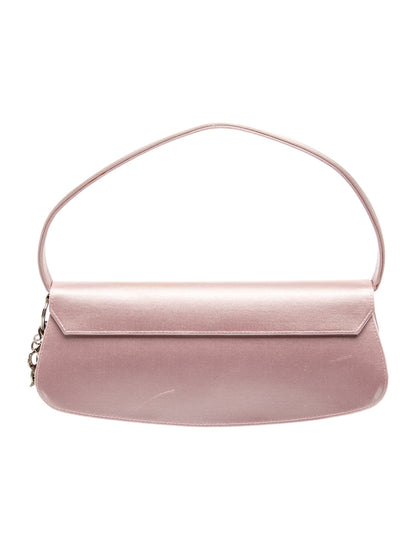 Christian Dior Satin Vintage Satin Charm Baguette