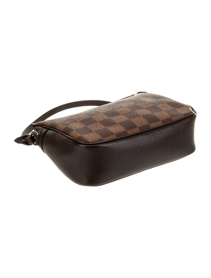 Louis Vuitton Damier Ebene Trousse Make Up Pouch Vintage