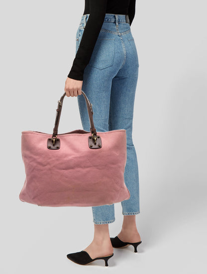 Bottega Veneta Canvas Tote Large