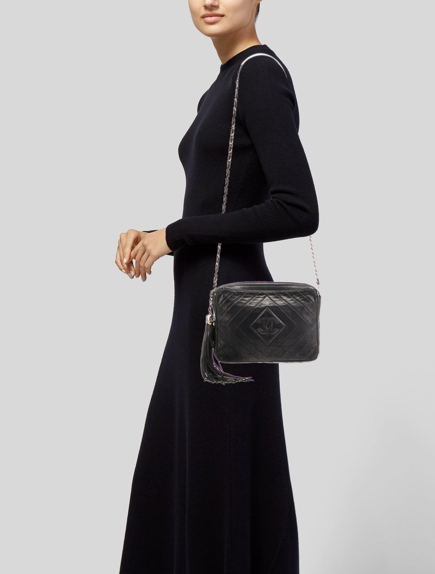 Chanel Diamond CC Camera Bag