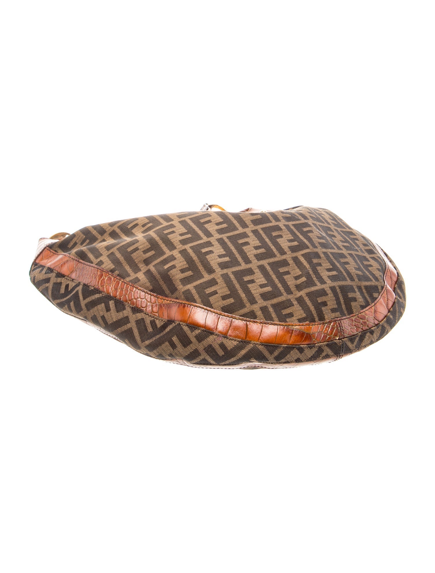 Fendi Zucca FF Zucca Hobo Bag