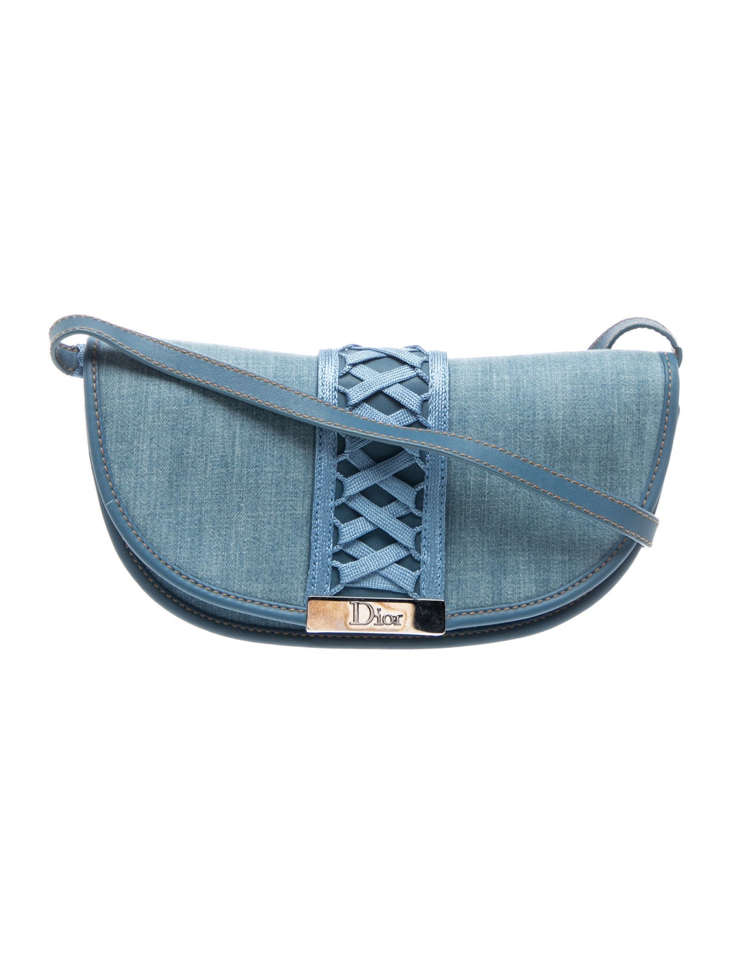 Christian Dior Denim Admit It Bag Small