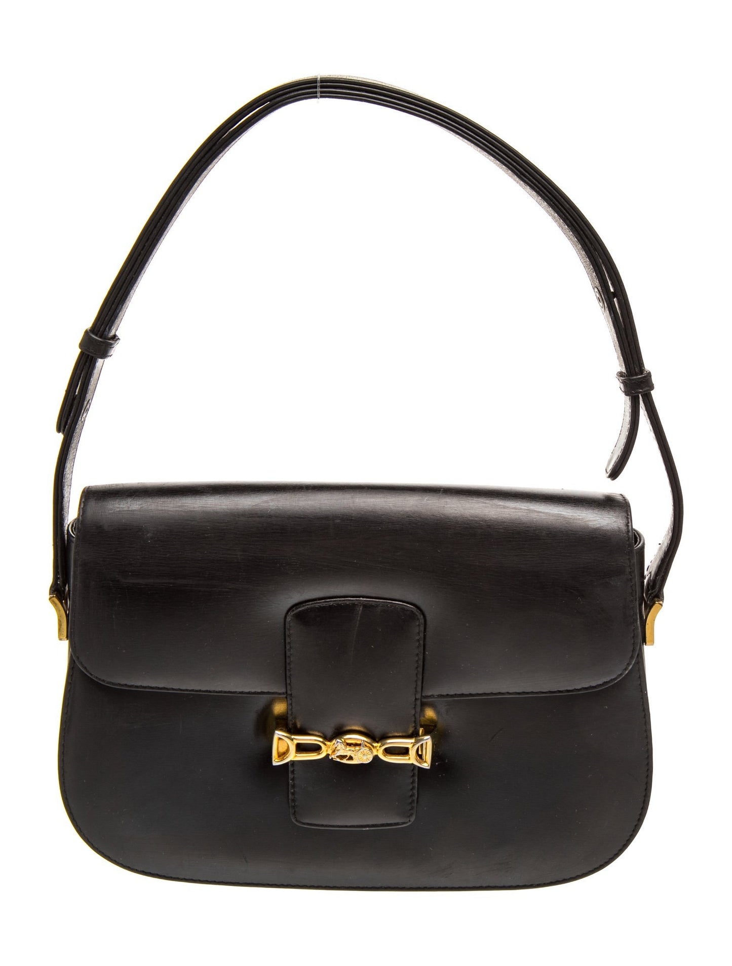 Celine Leather Shoulder Bag Vintage