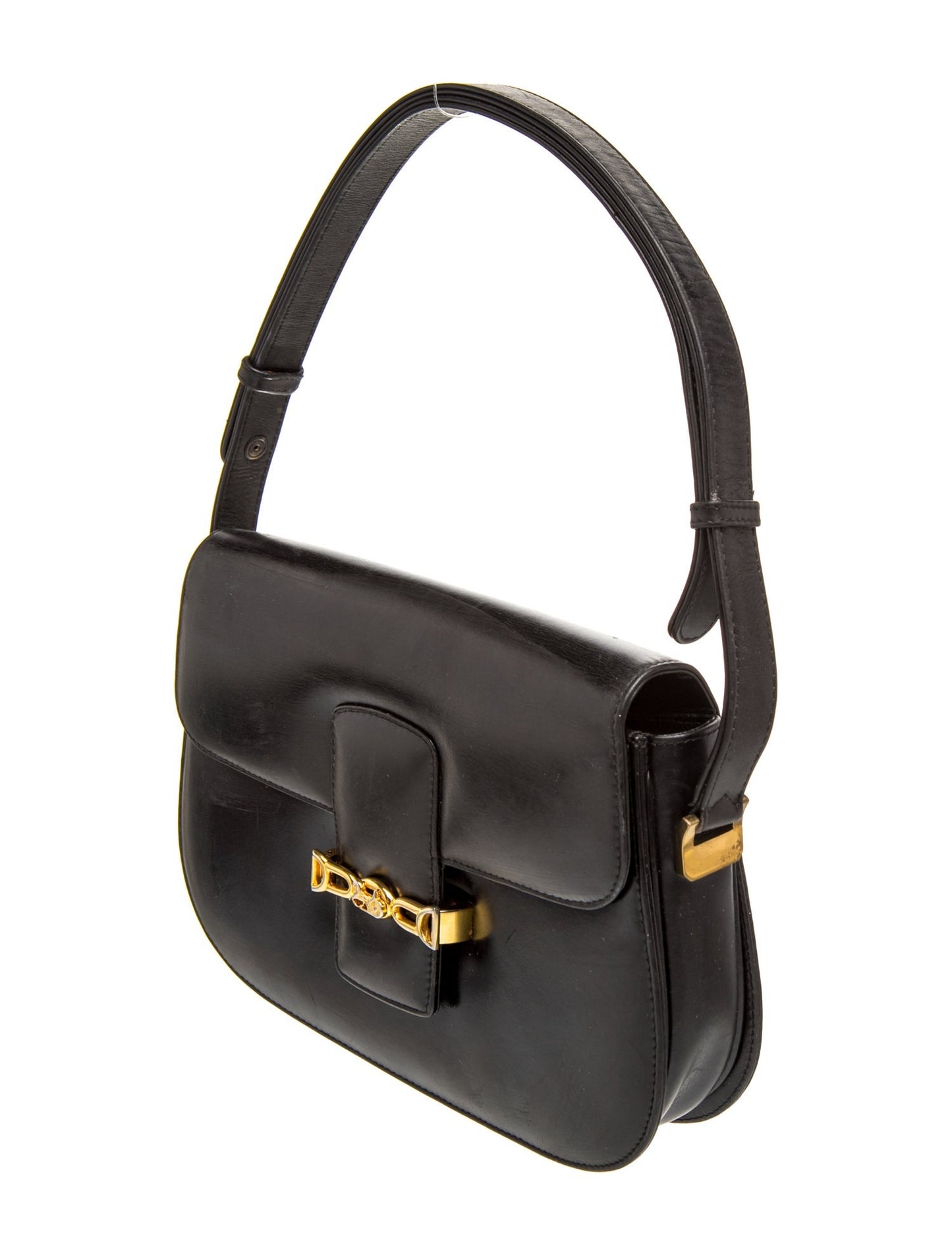 Celine Leather Shoulder Bag Vintage