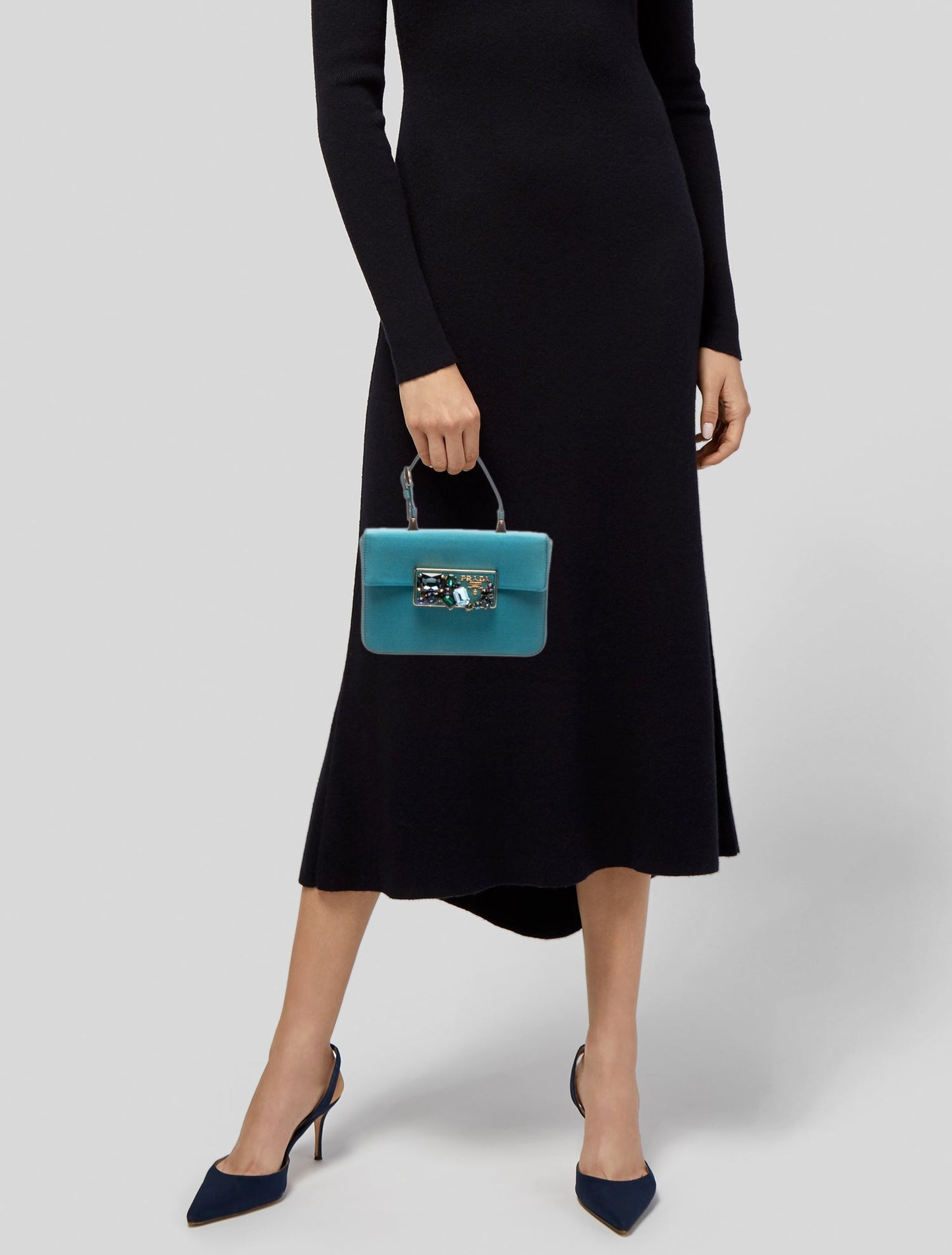 Prada Raso Top Handle Bag