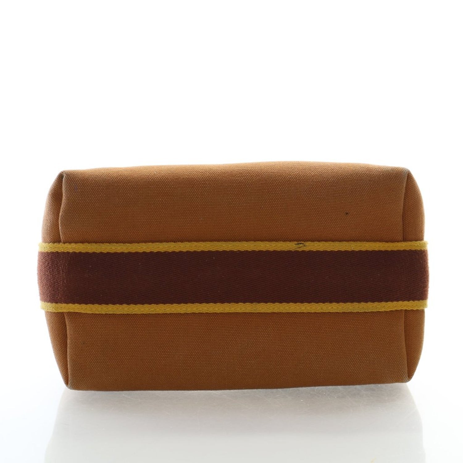 Hermès Ocre Canvas Bride-a-Brac Large