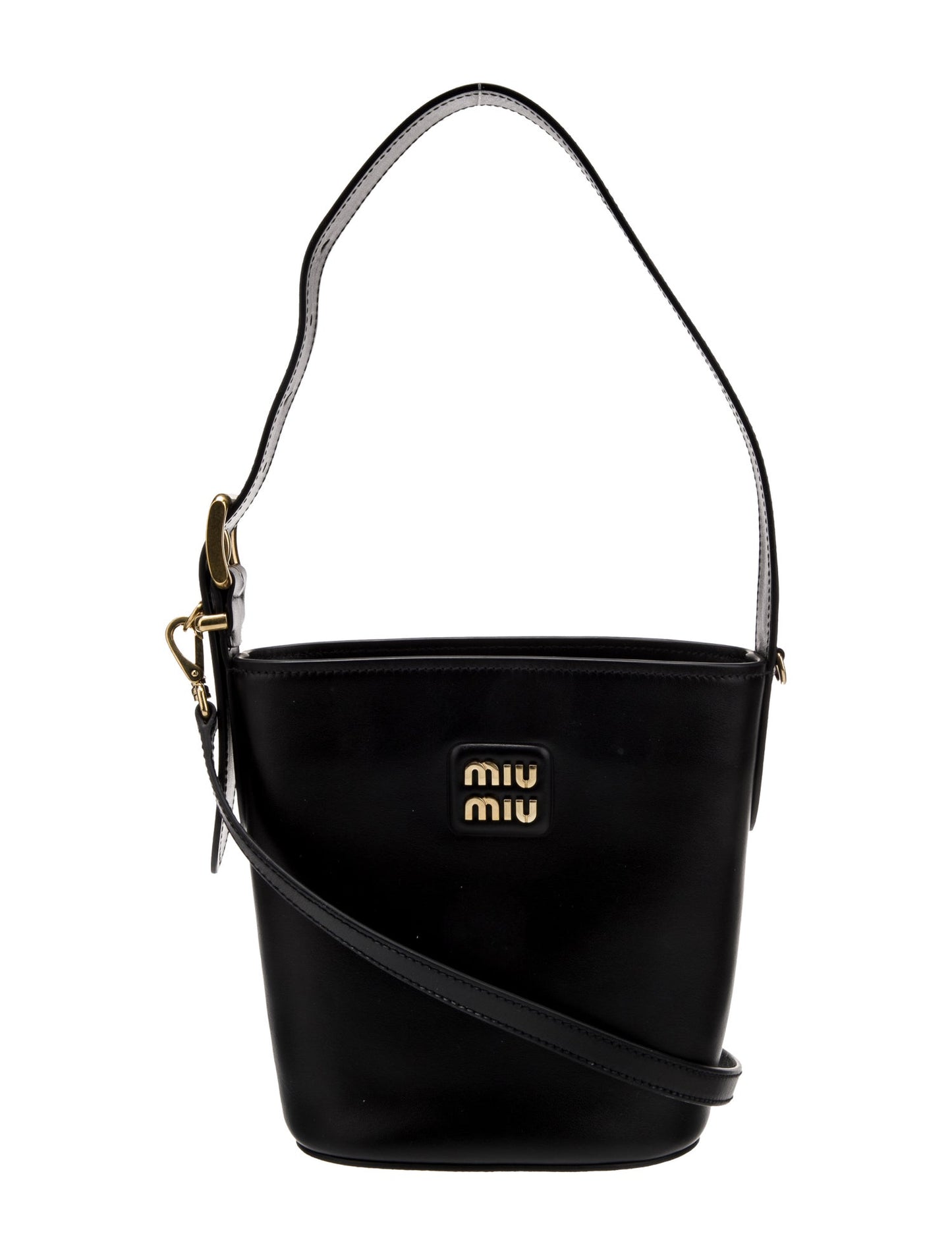 Miu Miu Leather Bucket Bag