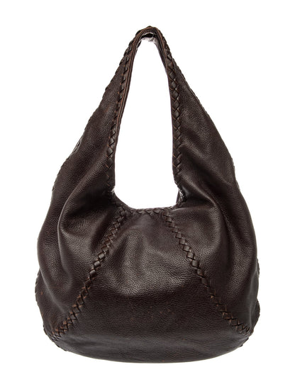 Bottega Veneta Intrecciato Cervo Hobo Vintage