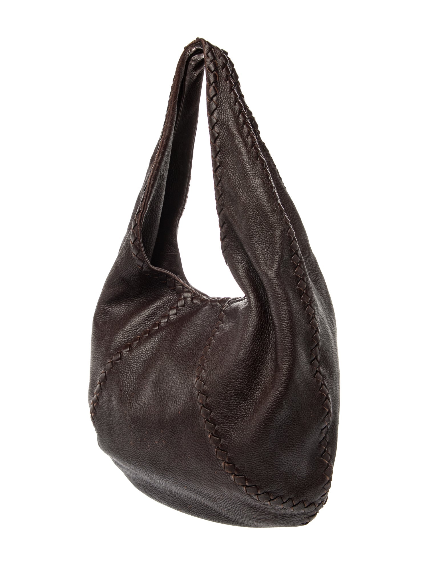 Bottega Veneta Intrecciato Cervo Hobo Vintage