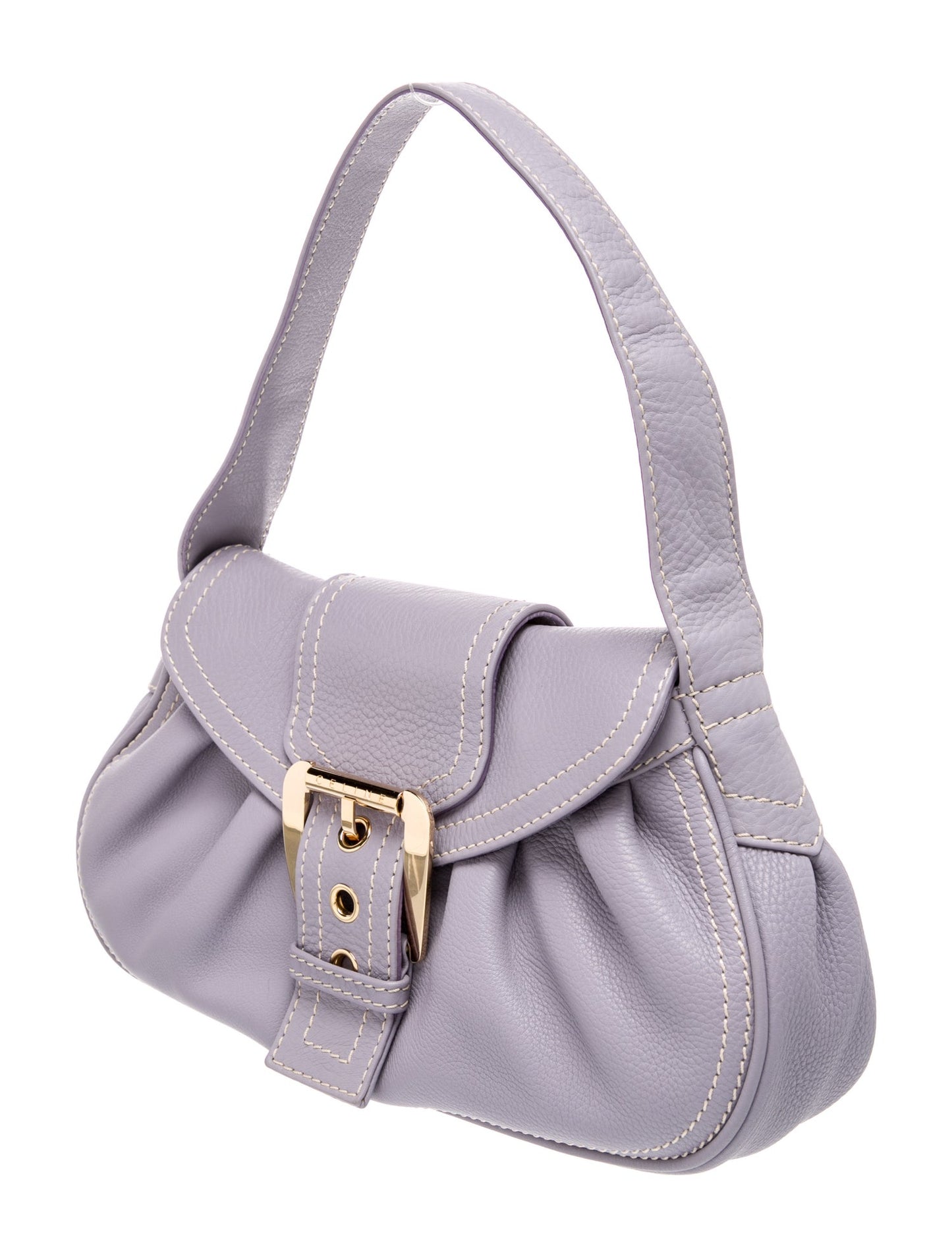 Celine Leather Top Handle Bag
