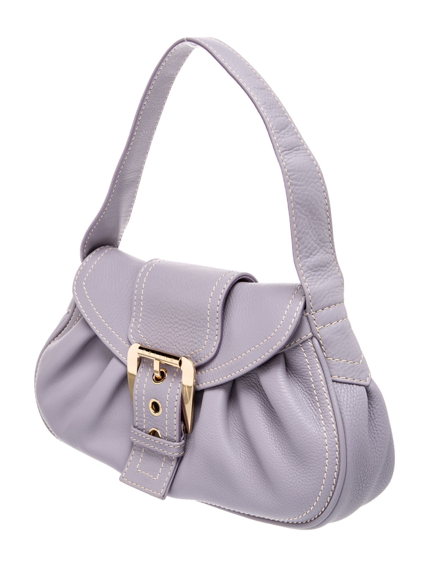Celine Leather Top Handle Bag