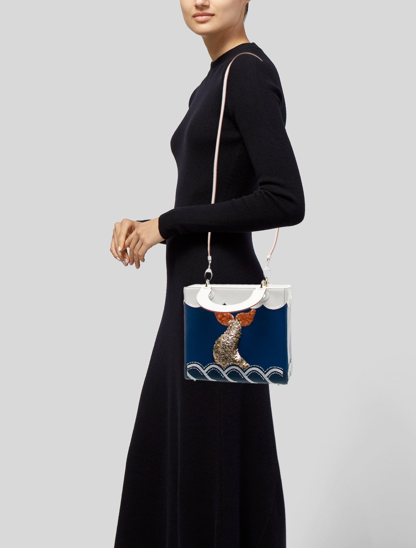 Christian Dior Leather Lady Dior Medium
