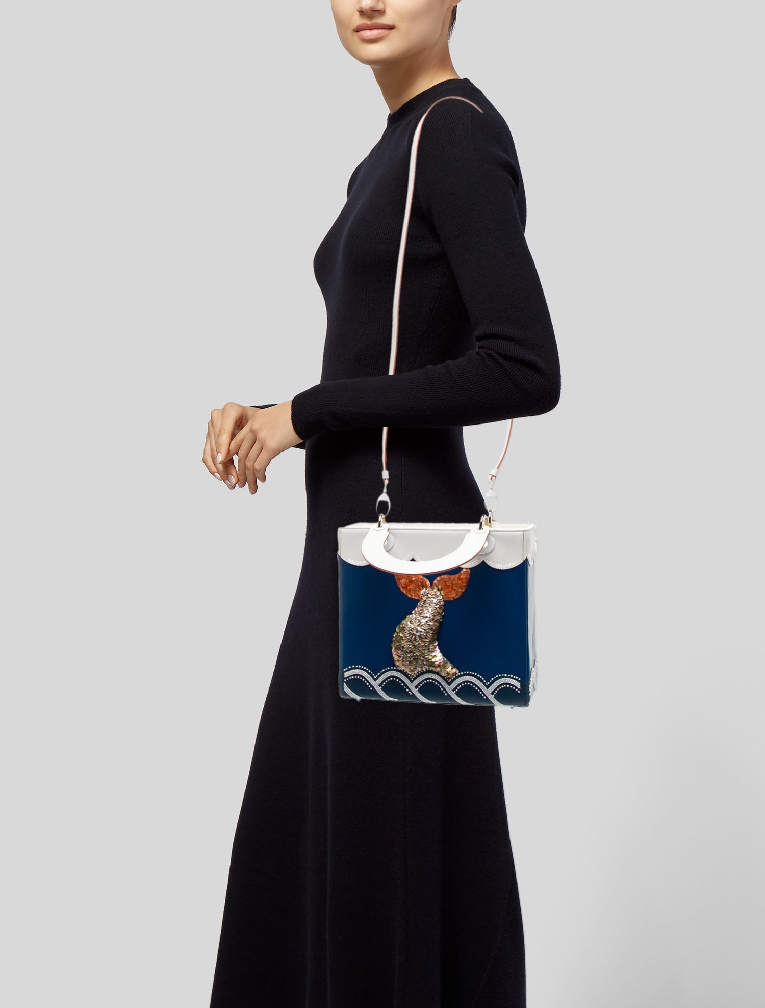 Christian Dior Leather Lady Dior Medium