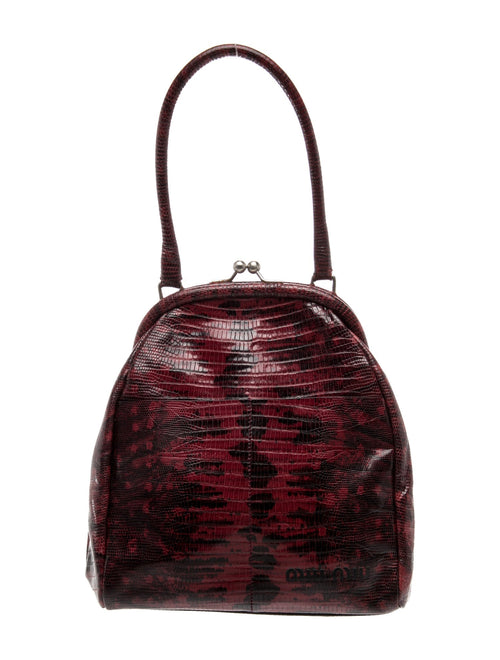 Miu Miu Lizard Top Handle Bag Vintage