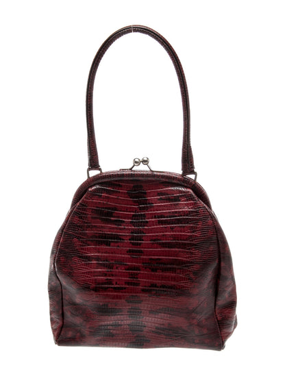 Miu Miu Lizard Top Handle Bag Vintage