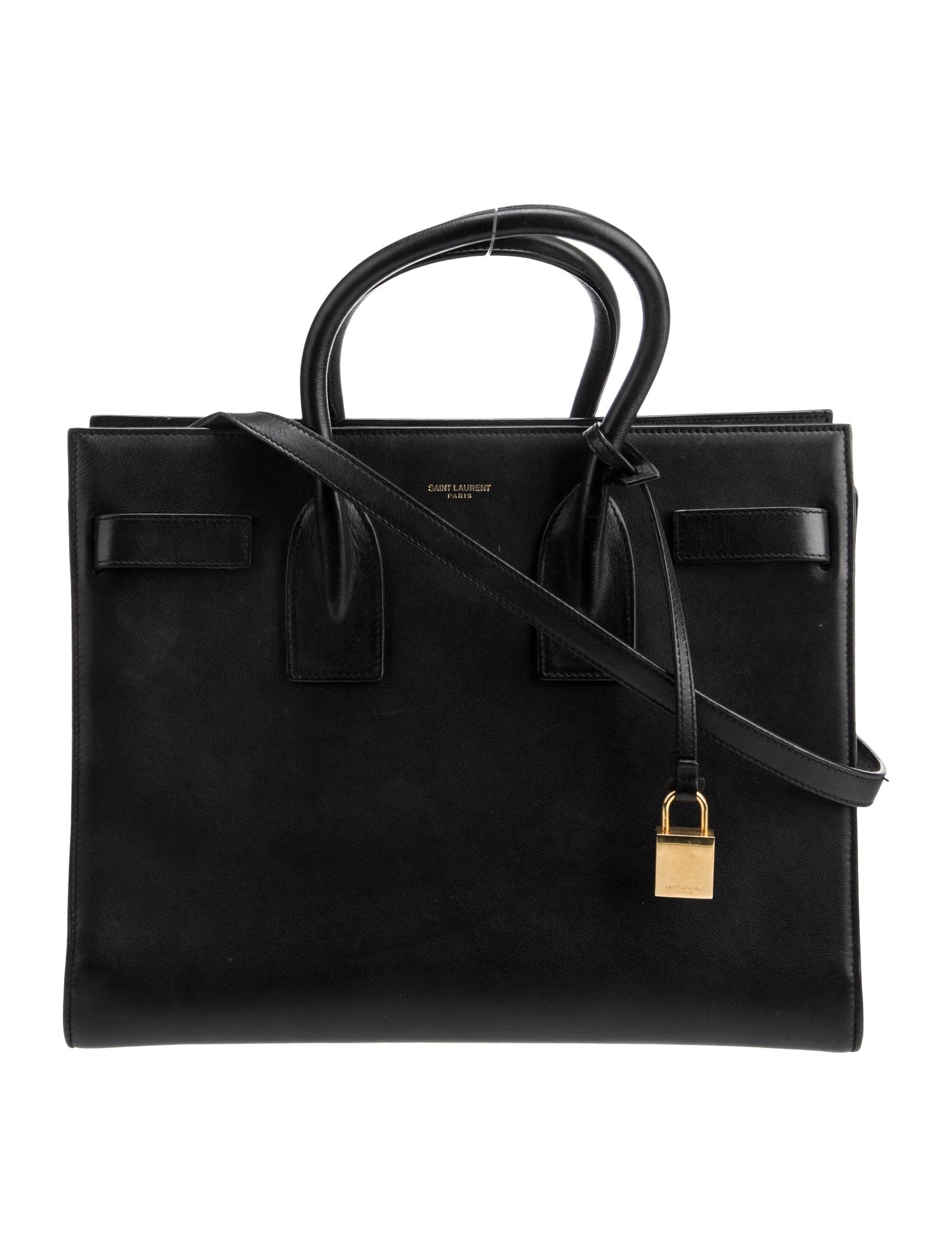 Saint Laurent Leather Sac De Jour