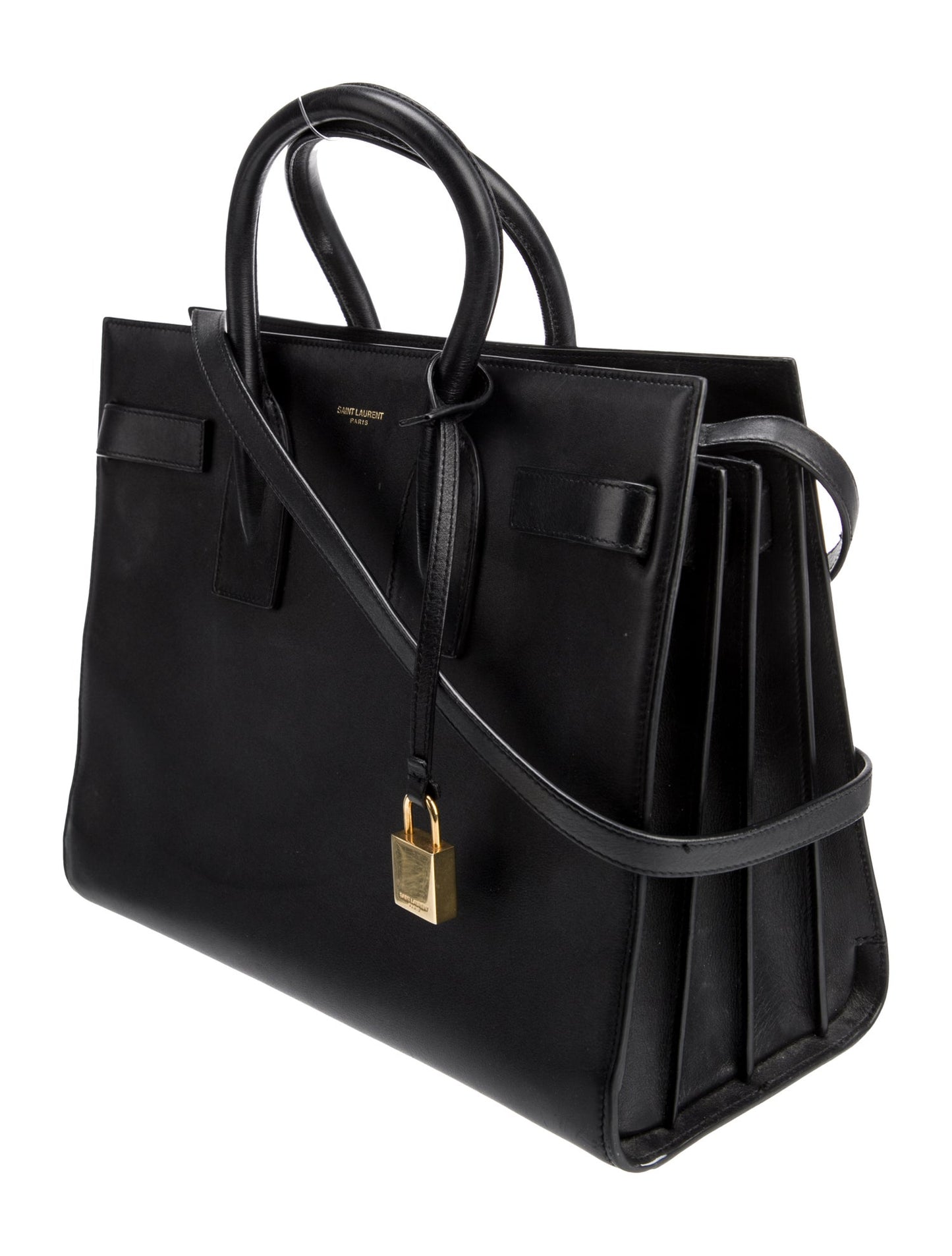 Saint Laurent Leather Sac De Jour