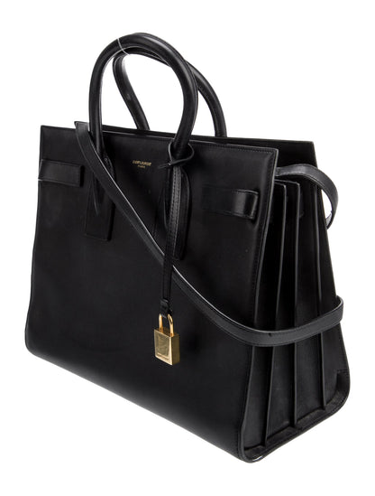 Saint Laurent Leather Sac De Jour