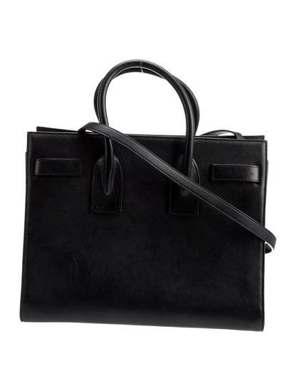 Saint Laurent Leather Sac De Jour