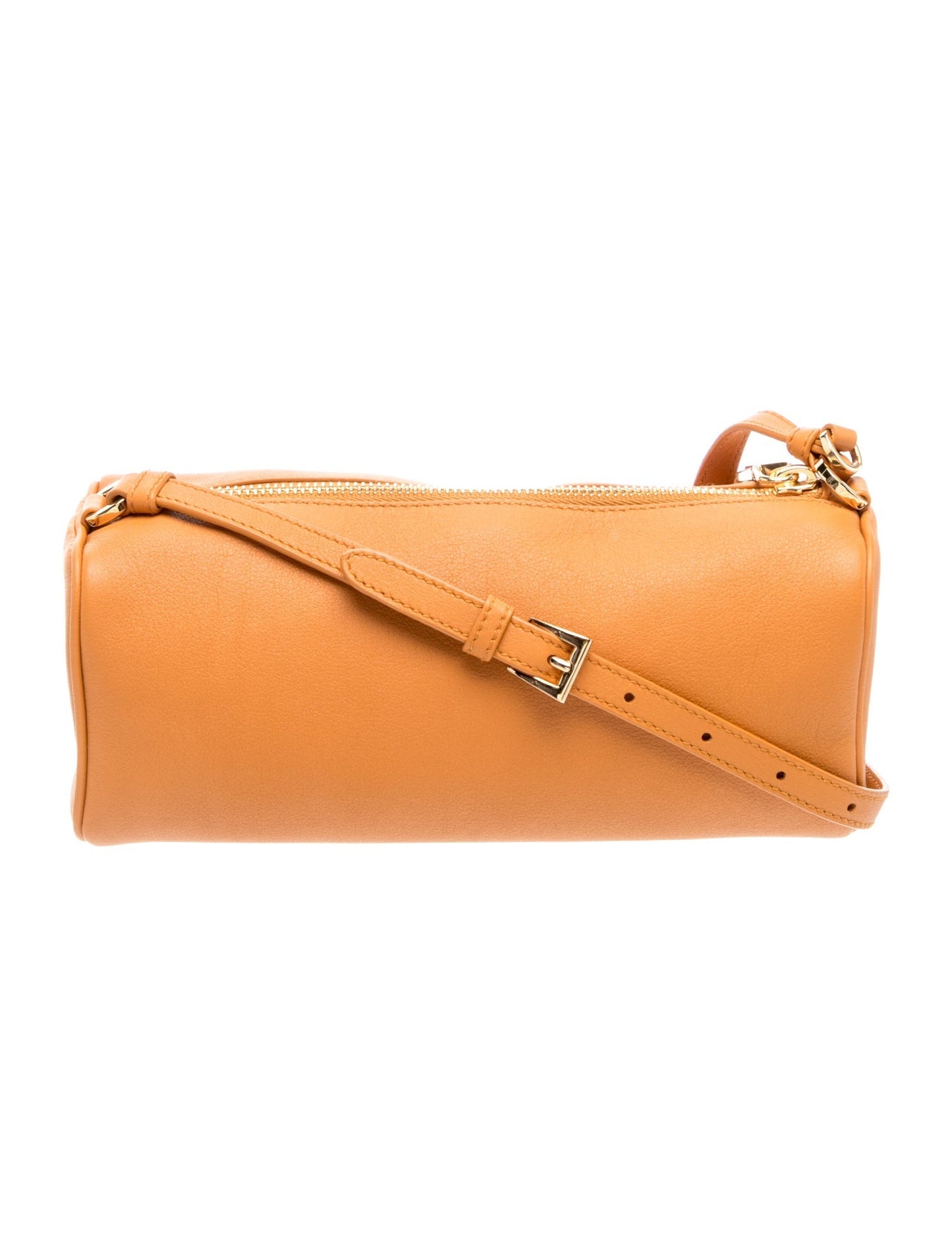 Prada Enameled Metal Triangle Leather Mini Bag Mini