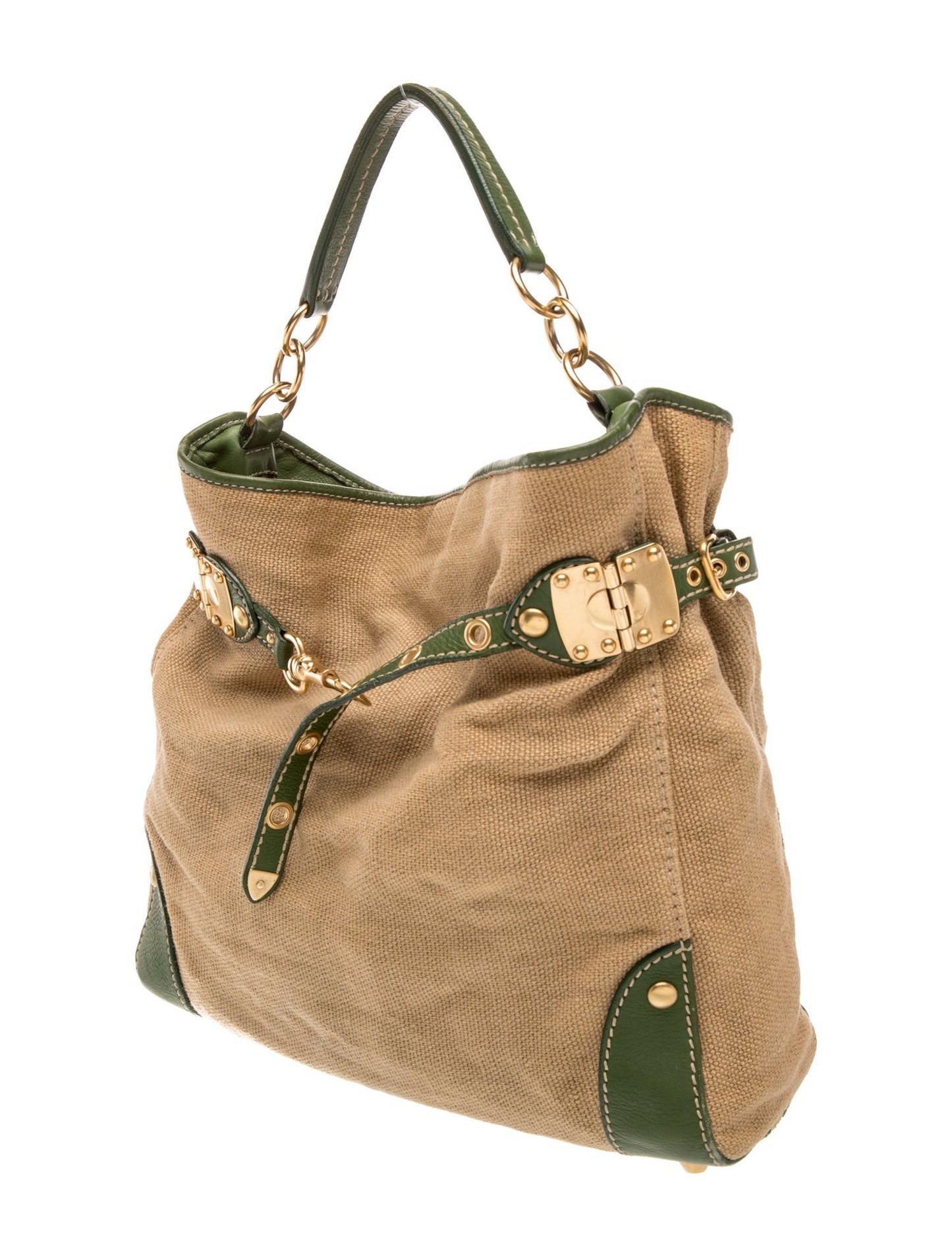 Miu Miu Canvas Hobo