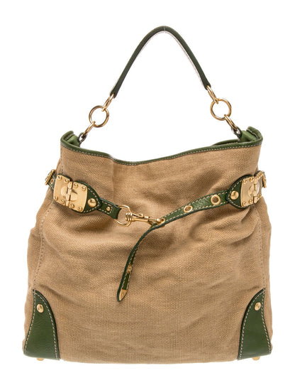Miu Miu Canvas Hobo