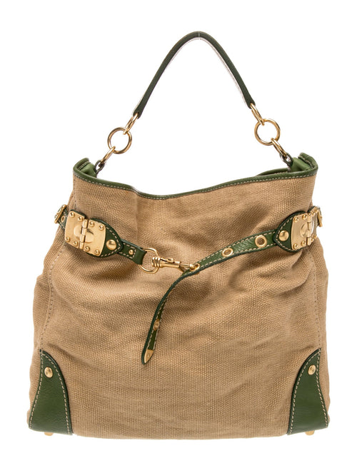 Miu Miu Canvas Hobo