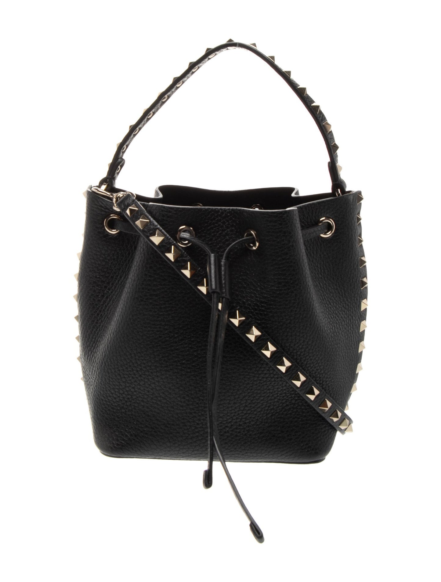 Valentino Rockstud Rockstud Small leather bucket bag Small