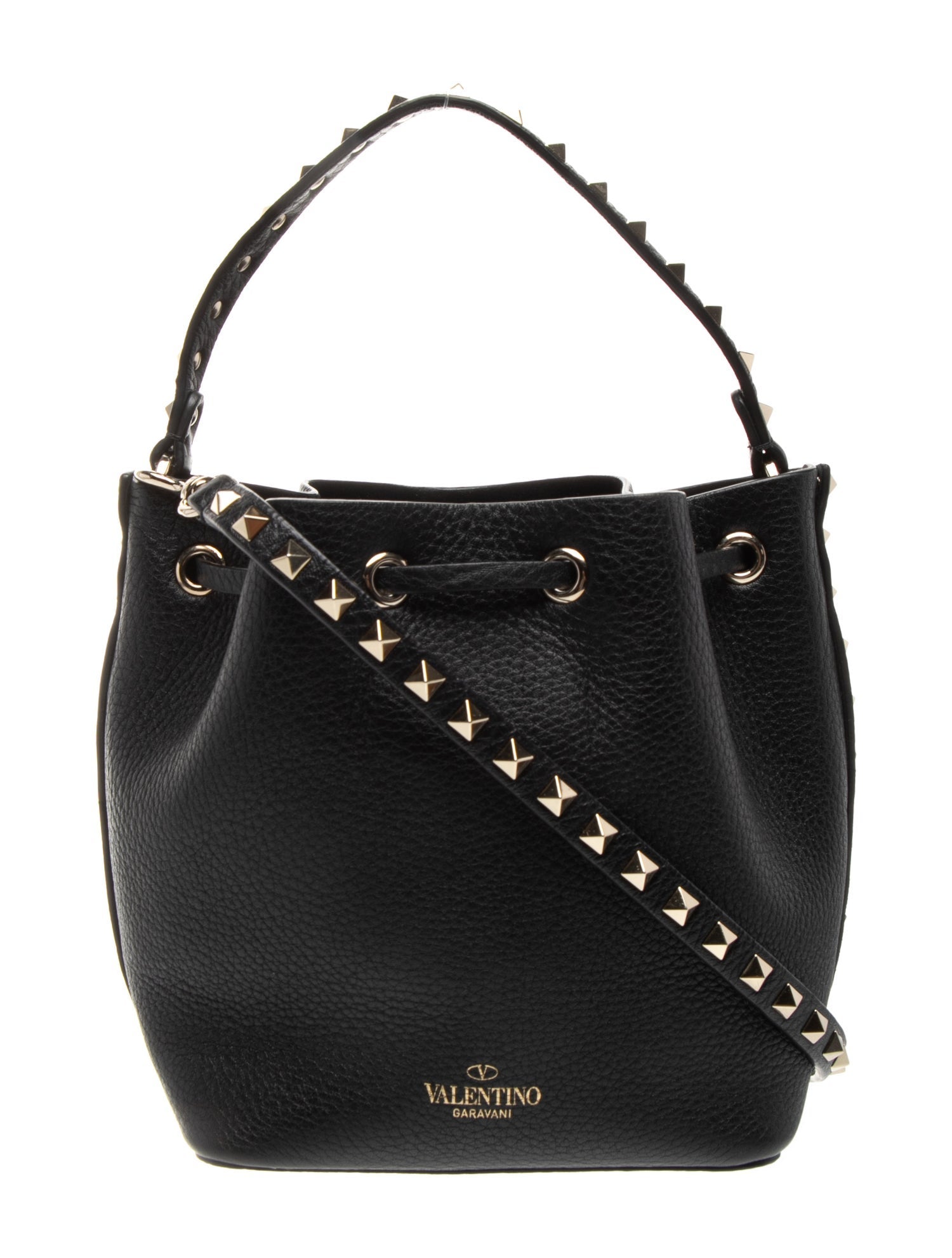 Valentino Rockstud Rockstud Small leather bucket bag Small
