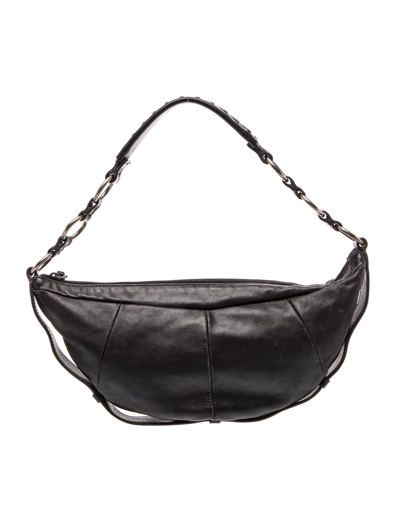 Yves Saint Laurent Rive Gauche Leather Shoulder Bag Vintage
