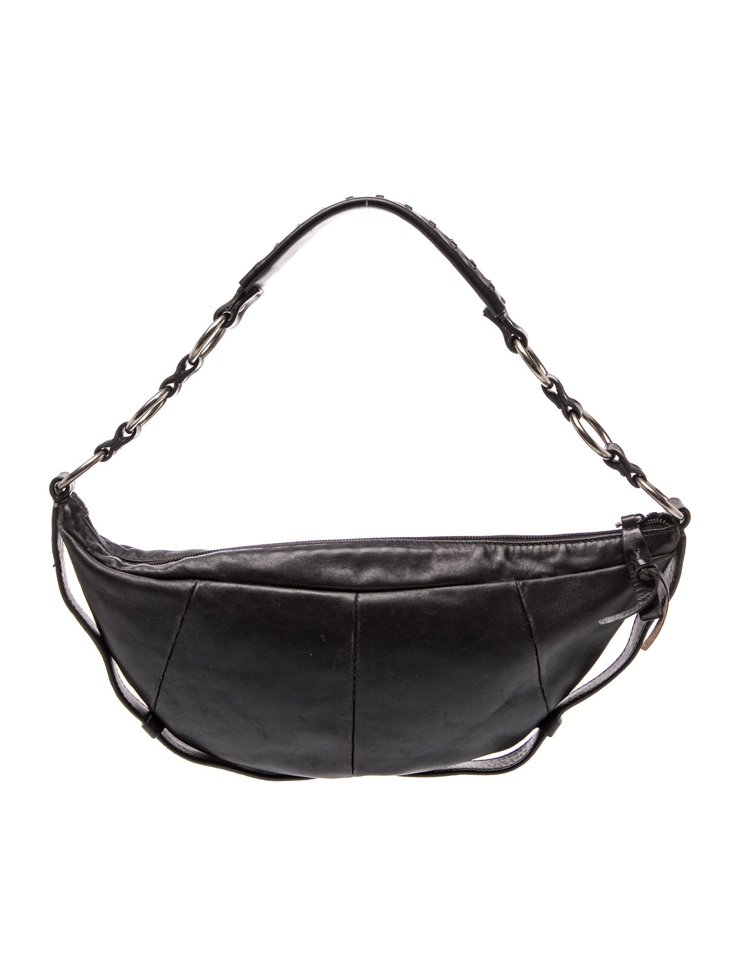 Yves Saint Laurent Rive Gauche Leather Shoulder Bag Vintage