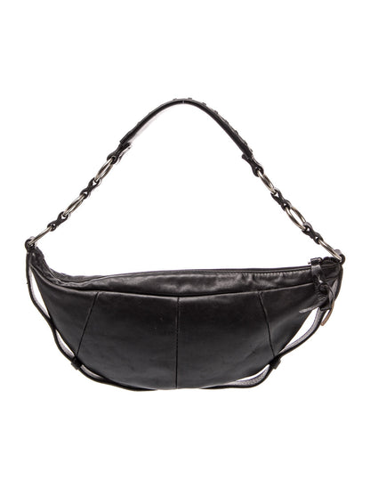 Yves Saint Laurent Rive Gauche Leather Shoulder Bag Vintage