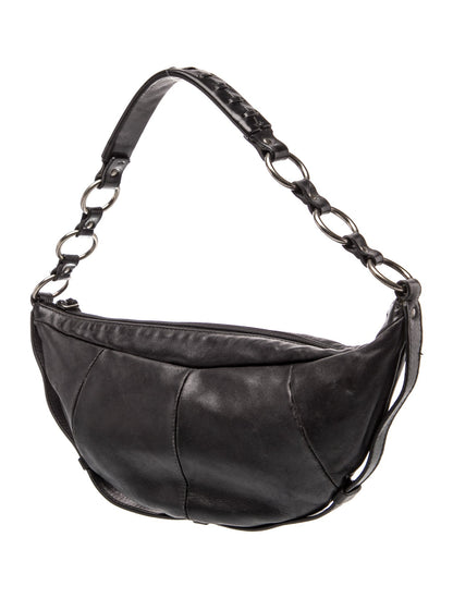 Yves Saint Laurent Rive Gauche Leather Shoulder Bag Vintage