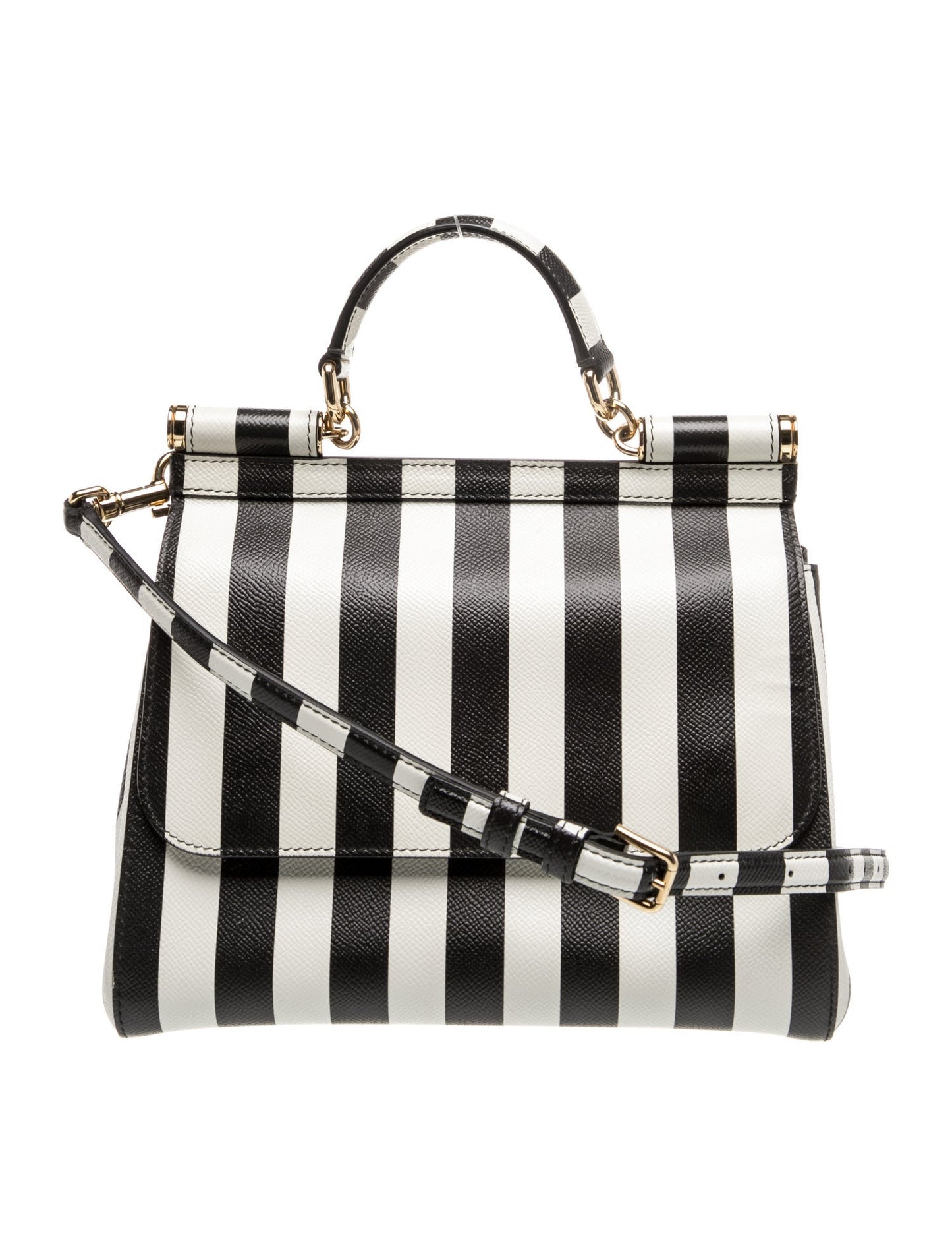 Dolce & Gabbana Leather Top Handle Bag
